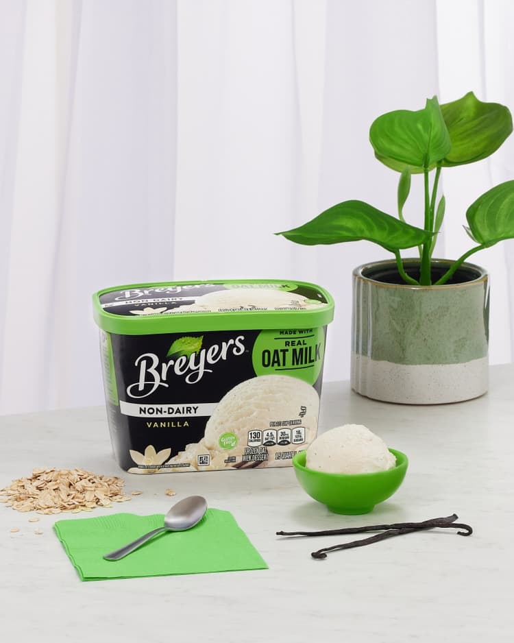 Breyers Oat Milk Non-Dairy Vanilla Ice Cream