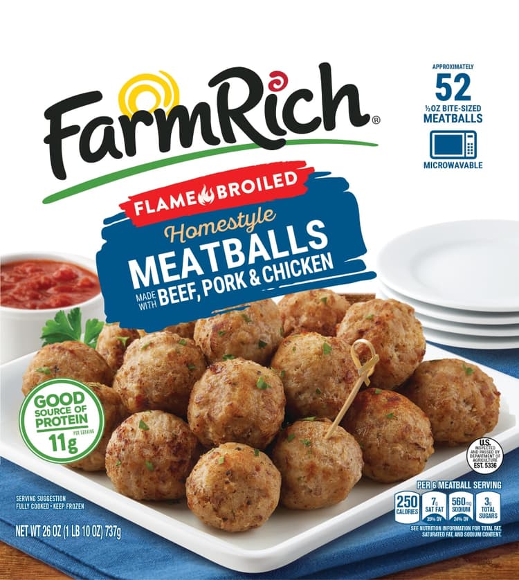 Farm Rich Meatballs Homestyle