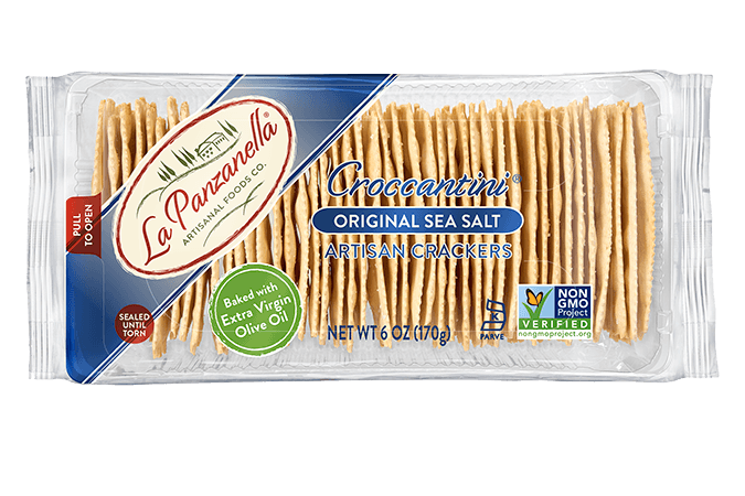 La Panzanella Croccantini Original Sea Salt Artisan Crackers