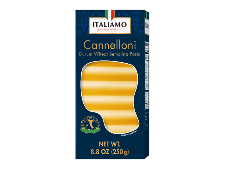Italiamo Cannelloni Durum Wheat Semolina Pasta