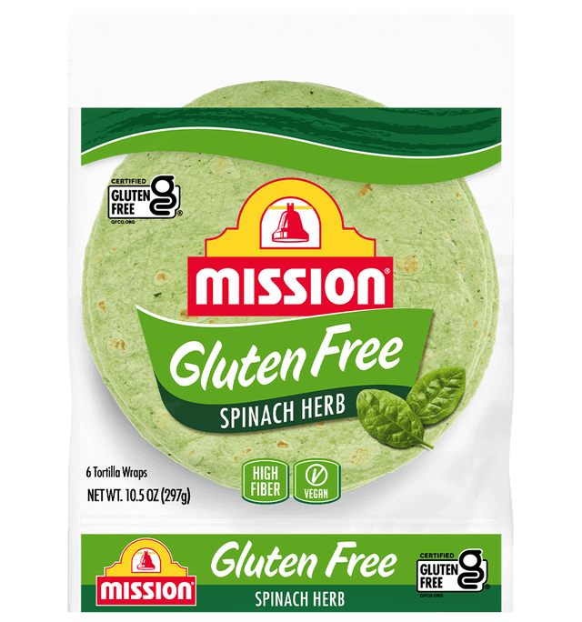 Is it Shellfish Free? Mission Gluten Free Spinach Herb Tortilla Wraps