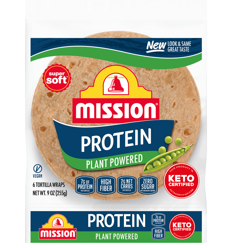 Mission Tortilla Wraps Protein Plant Powered Super Soft