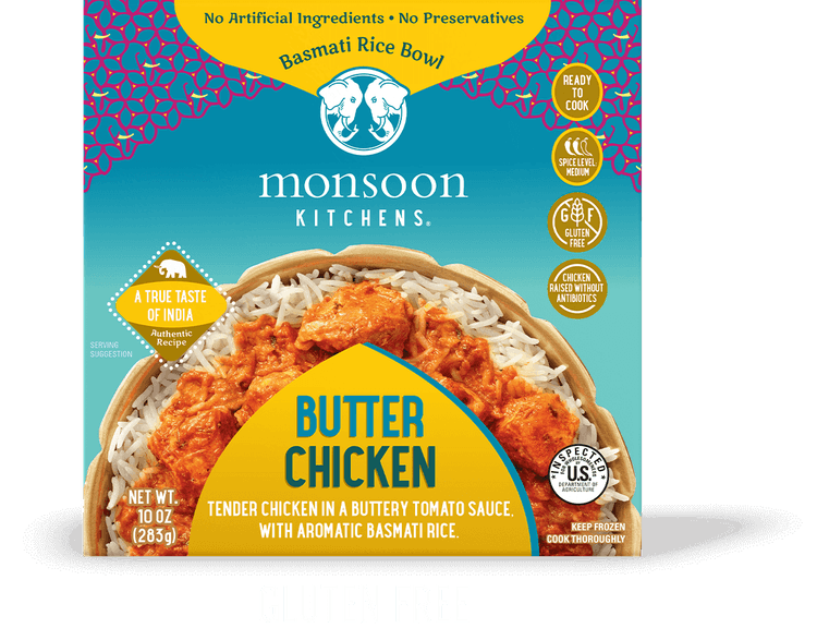 Monsoon Kitchens Butter Chicken Basmati Rice Bowl