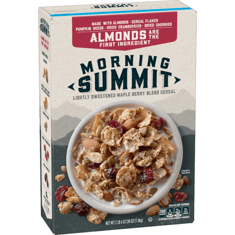 General Mills Morning Summit Lightly Sweetened Maple Berry Blend Cereal