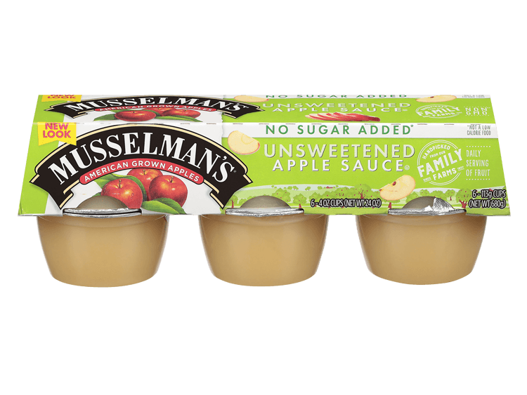 Musselmans Apple Sauce Unsweetened Cups