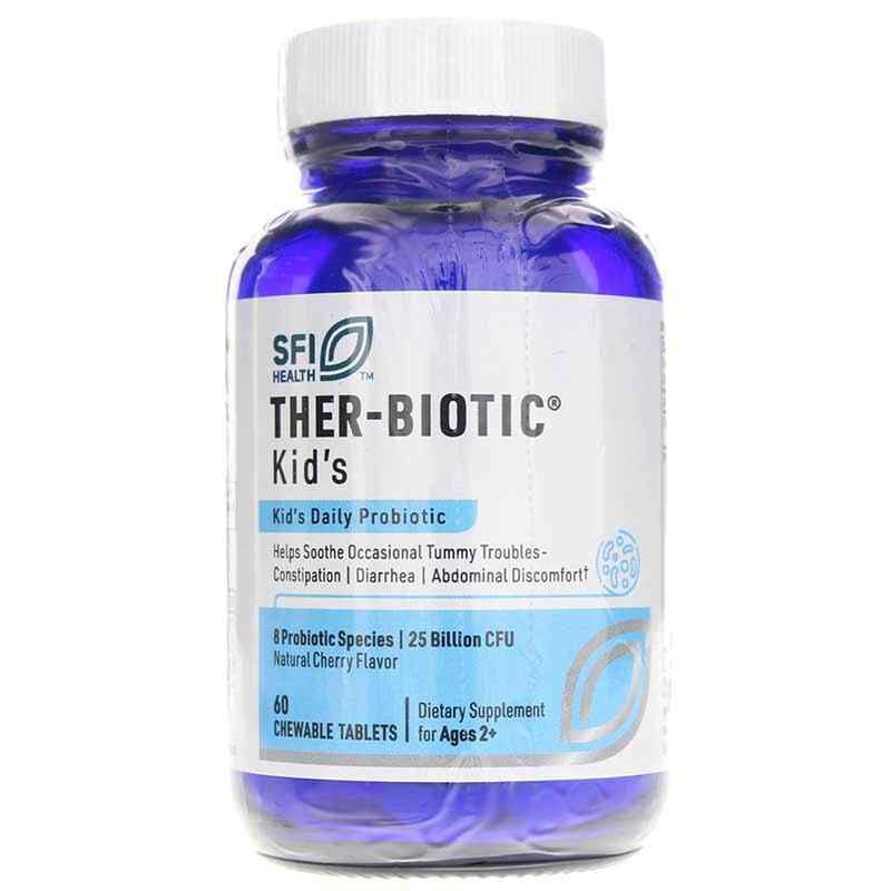 Klaire Labs Sfi Health Ther-Biotic Kid'S Daily Probiotic Cherry Flavor Chewable