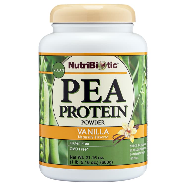 Nutribiotic Pea Protein Powder Vanilla Flavor
