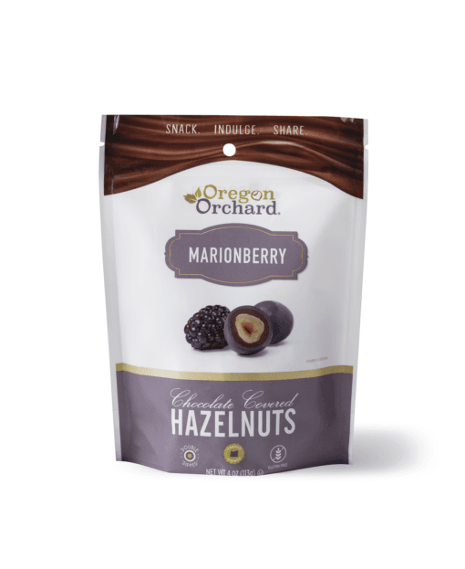Oregon Orchard Marionberry Chocolate Covered Hazelnuts