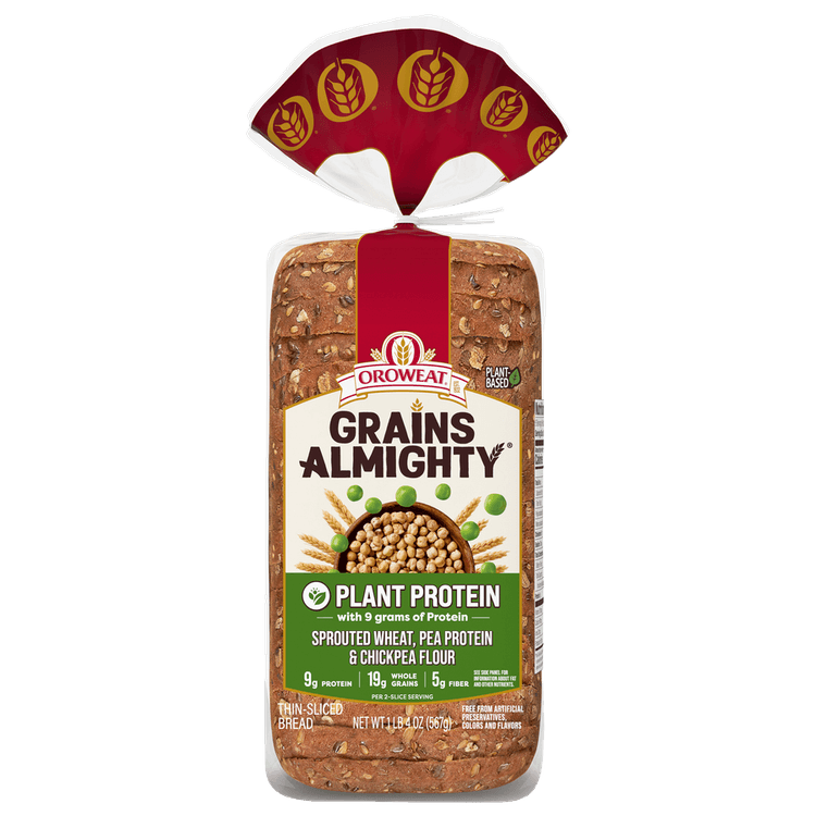 Arnold Grains Almighty Sprouted Wheat, Pea Protein & Chickpea Flour