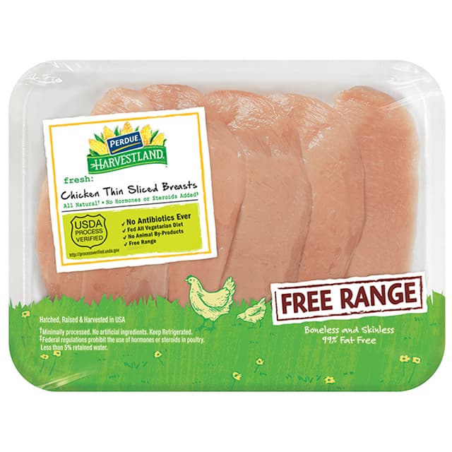 Perdue Harvestland Chicken Breasts Free Range Boneless And Skinless