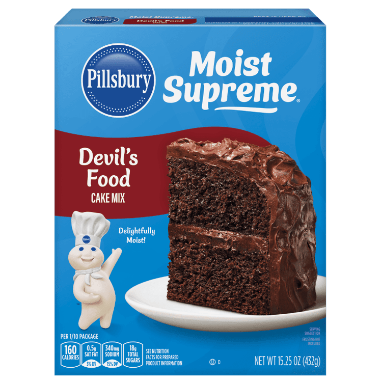 Pillsbury Moist Supreme Cake Mix Premium Devils Food