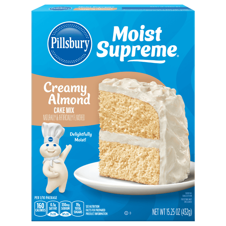 Pillsbury Moist Supreme Creamy Almond Cake Mix
