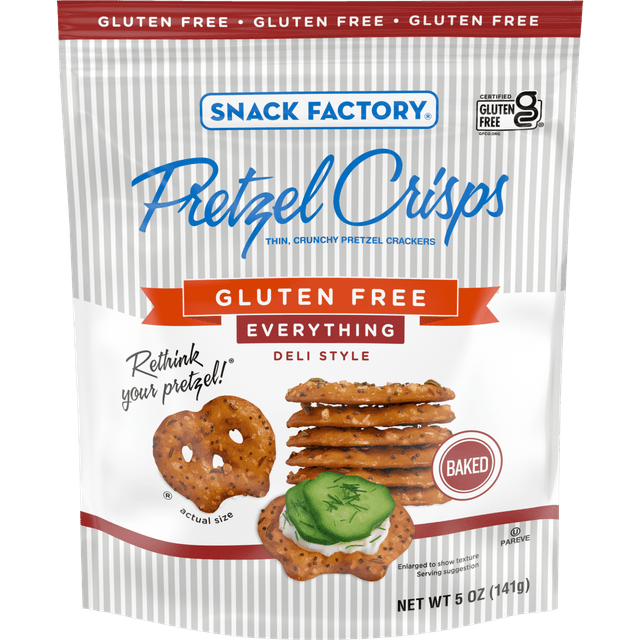 Is it Seeds Free? Snack Factory Pretzel Crisps Deli Style Gluten Free Everything