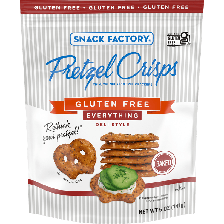 Snack Factory Pretzel Crisps Deli Style Gluten Free Everything