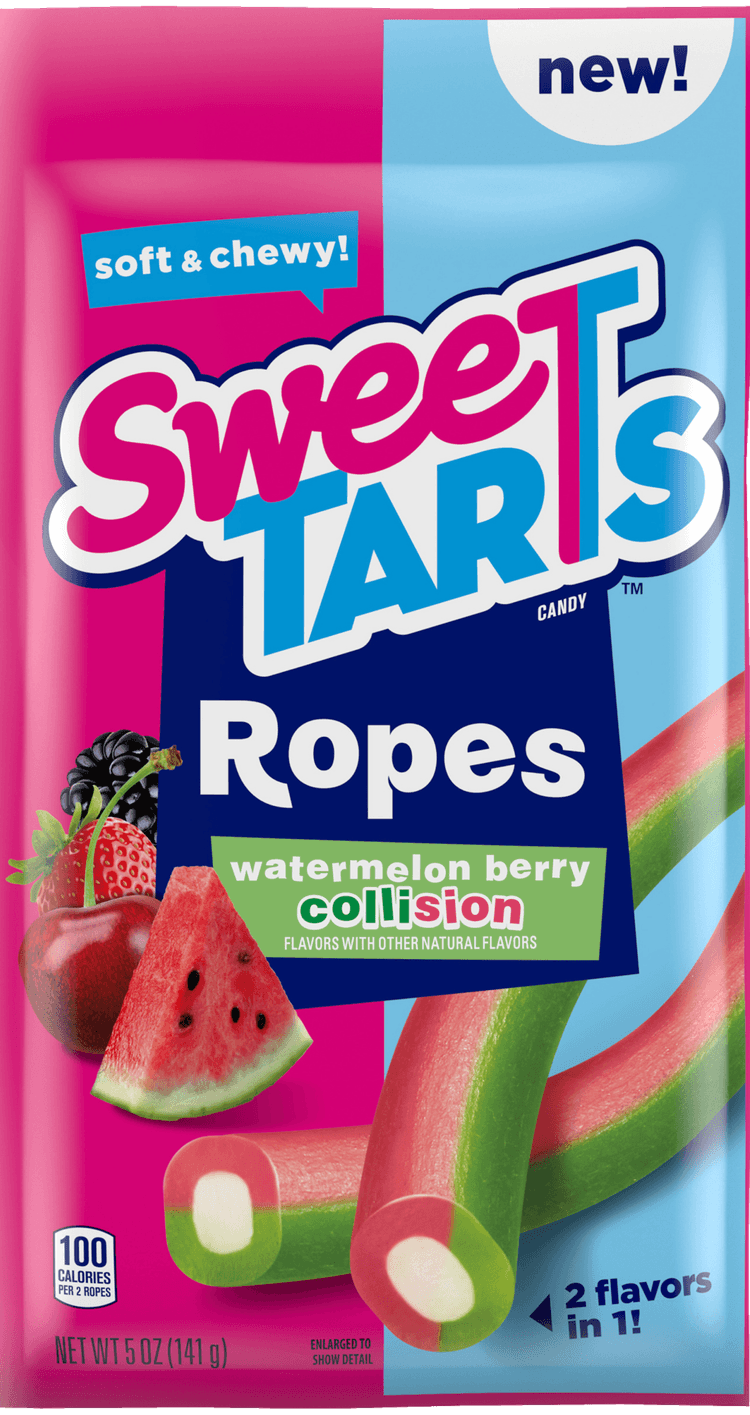 Sweetarts Candy Ropes Collision Watermelon Berry