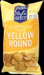Home Style Select Yellow Round Tortilla Chips