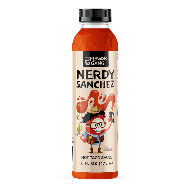 The Flavor Gang Nerdy Sanchez Hot Taco Sauce