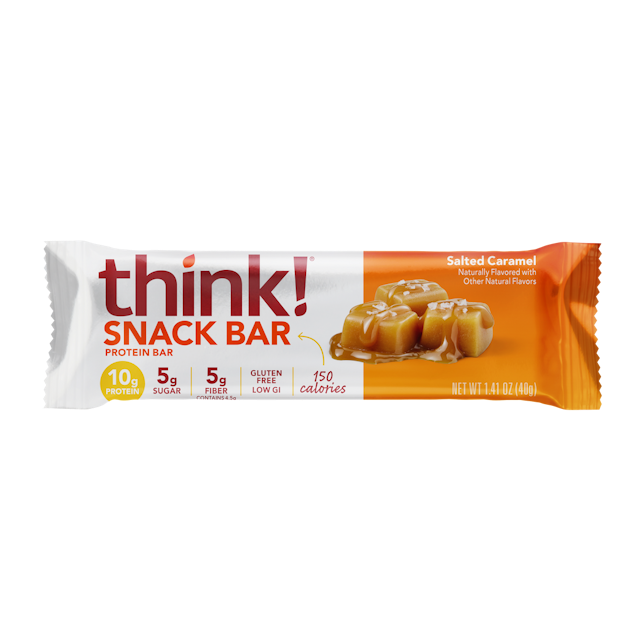 Is it Pescatarian? Think! Protein + 150 Calorie Bar Salted Caramel