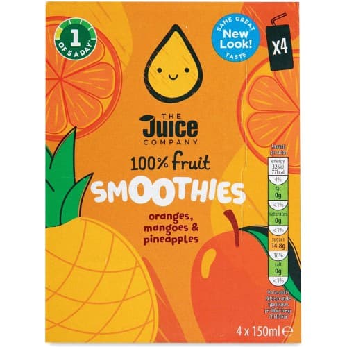 The Juice Company Oranges, Mangoes & Pineapples Smoothies