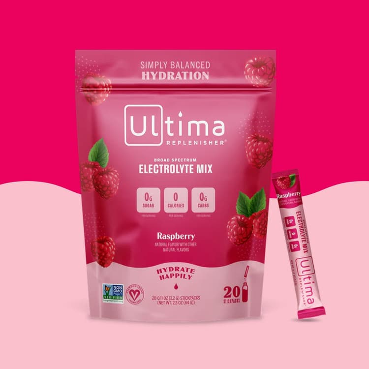 Ultima Replenisher Electrolyte Mix Raspberry 20 Stickpacks