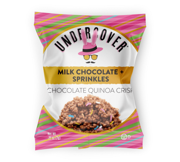 Undercover Milk Chocolate + Sprinkles Chocolate Quinoa Crisp