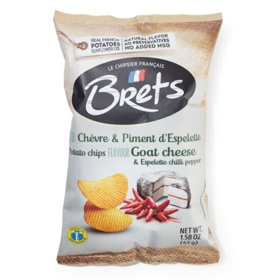 Brets Goat Cheese & Espelette Chilli Pepper Flavour Potato Chips