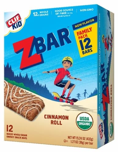 Clif Kid Zbar Cinnamon Roll