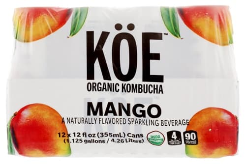 Koe Organic Kombucha Mango