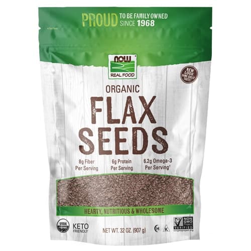 Now Foods Organic Flax Seeds
