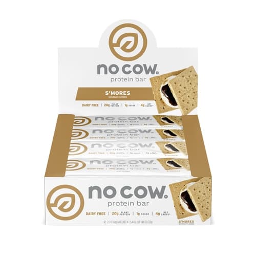 No Cow Protein Bar, S'Mores, 12 Bars