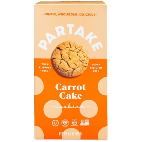 Partake Cookies Carrot Cake