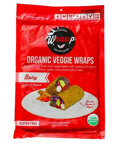 Wrawp Veggie Wraps Spicy