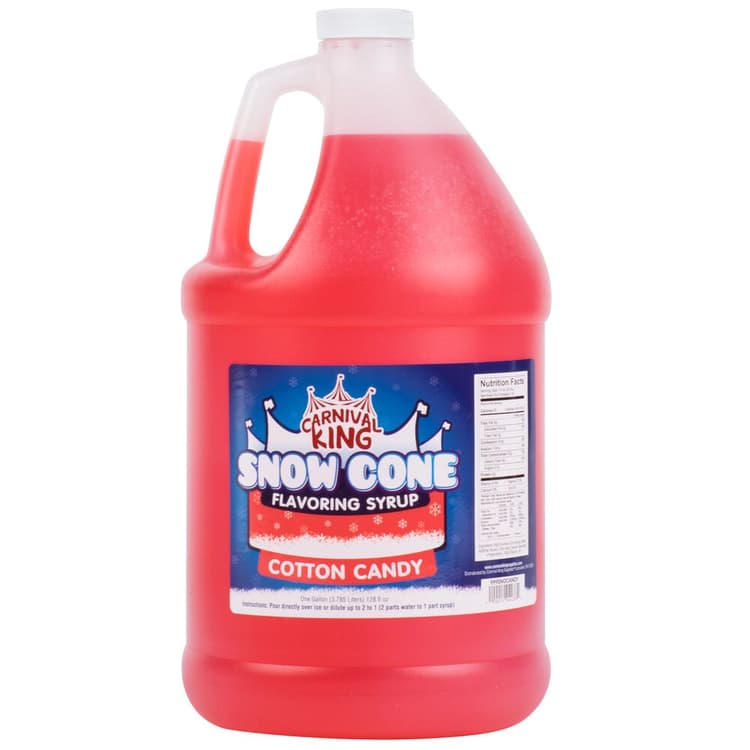 Carnival King Cotton Candy Snow Cone Flavoring Syrup