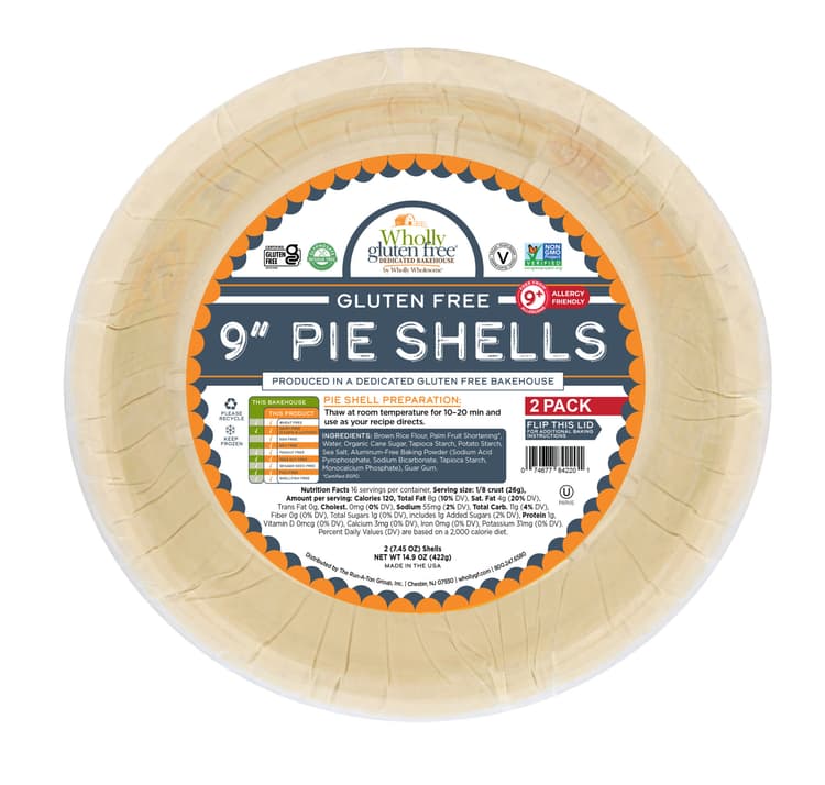 Wholly Wholesome Gluten Free Pie Shells