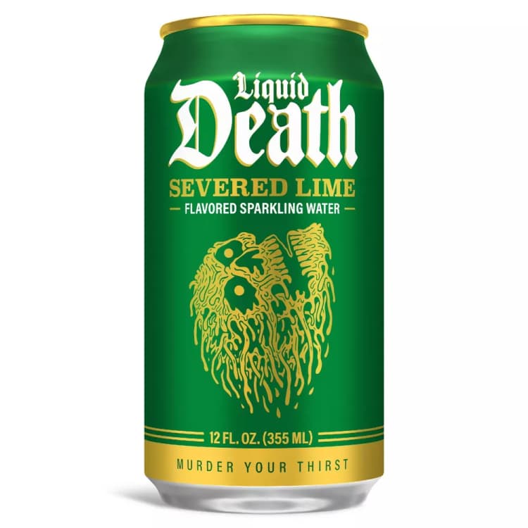 Liquid Death Severed Lime Flavored Sparkling Water