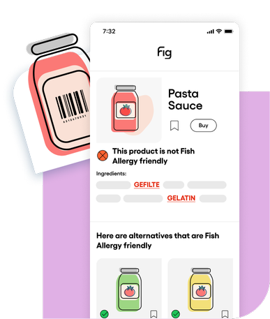 Find Fish Free products with Fig