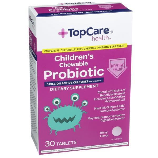 Topcare Health Children'S Chewable Probiotic, Berry Flavor