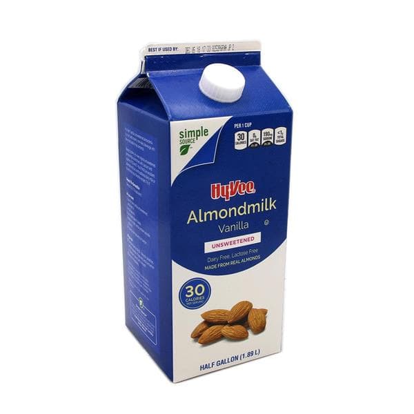 Hy-Vee Unsweetened Vanilla Almondmilk