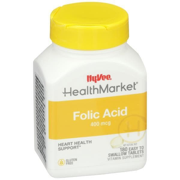 Hy-Vee Healthmarket Folic Acid 400Mcg