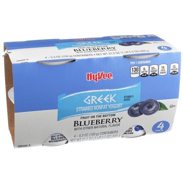 Hy-Vee Blueberry Greek Yogurt
