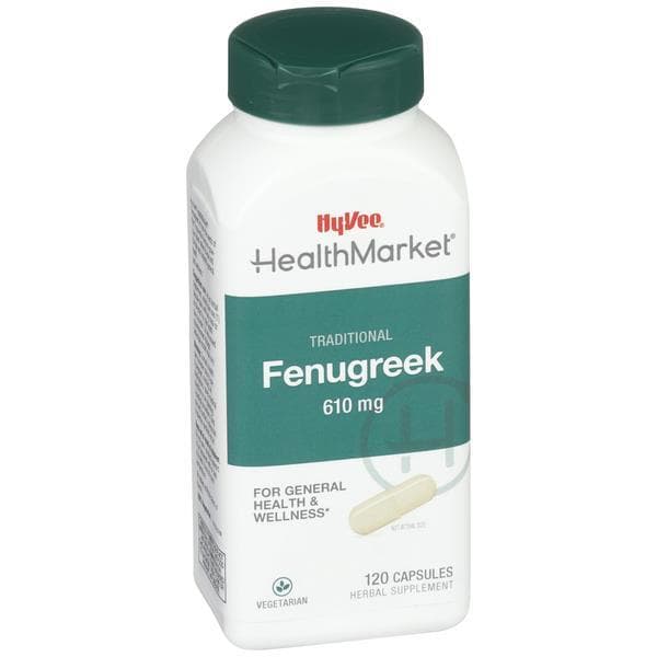 Hy-Vee Health Market Traditional Fenugreek Capsules