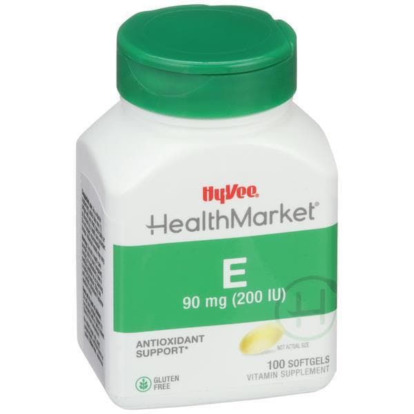 Hy-Vee Healthmarket Vitamin E-200 Softgels