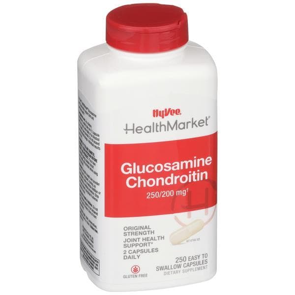 Hy-Vee Healthmarket Original Strength Glucosamine & Chondroitin Capsules