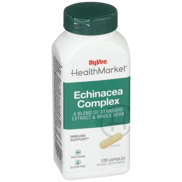 Hy-Vee Healthmarket All Natural Echinacea Extract Vegetarian Capsules