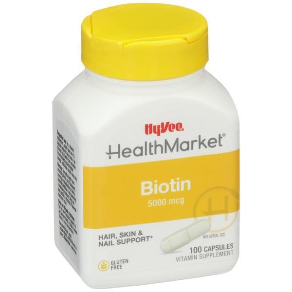 Hy-Vee Healthmarket Biotin 5000 Mcg Capsules