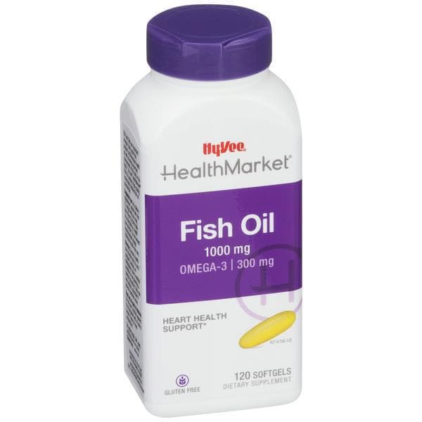 Hy-Vee Healthmarket Fish Oil - Omega-3 Softgels