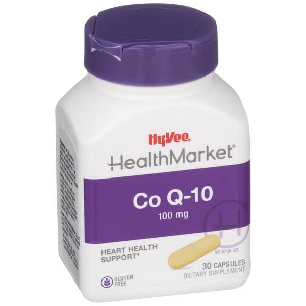 Hy-Vee Healthmarket Co-Enzyme Q10 Dietary Supplement Capsules