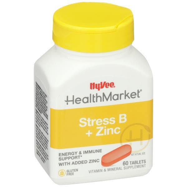 Hy-Vee Healthmarket Stress B +Zinc Caplets