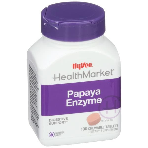 Hy-Vee Healthmarket Papaya Enzyme Chewable