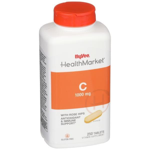 Hy-Vee Healthmarket C-1000 With Rose Hips Dietary Supplement Caplets
